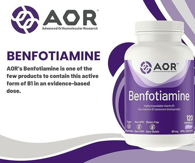 Benfotiamine | AOR™ | 120 Capsules - Coal Harbour Pharmacy