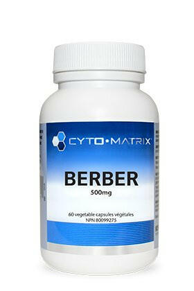 Berber 500mg | Cytomatrix® | 60 Vegetable Capsules - Coal Harbour Pharmacy
