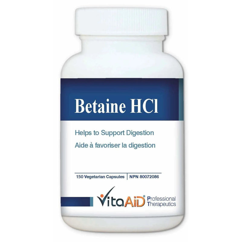 Betaine HCl | Vita Aid® | 150 Veg Capsules - Coal Harbour Pharmacy