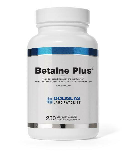 Betaine Plus® (650mg) | Douglas Laboratories® | 250 Capsules - Coal Harbour Pharmacy