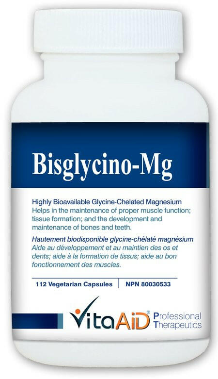 Bisglycino-Mg | Vita Aid® | 112 Veg Caps - Coal Harbour Pharmacy