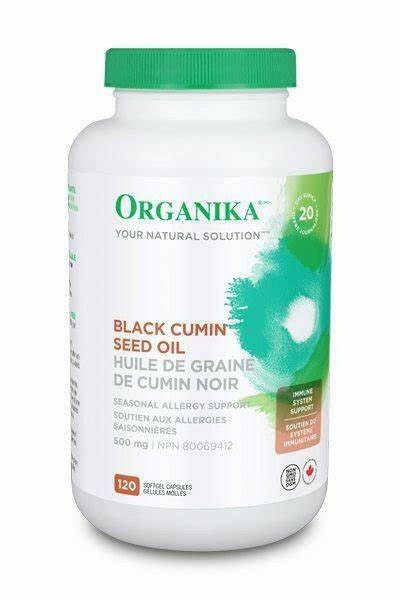 Black Cumin Seed Oil | Organika® | 120 Softgels - Coal Harbour Pharmacy