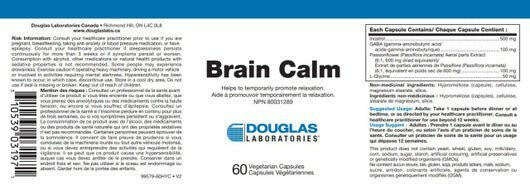 Brain Calm | Douglas Laboratories® | 60 Veg Capsules - Coal Harbour Pharmacy