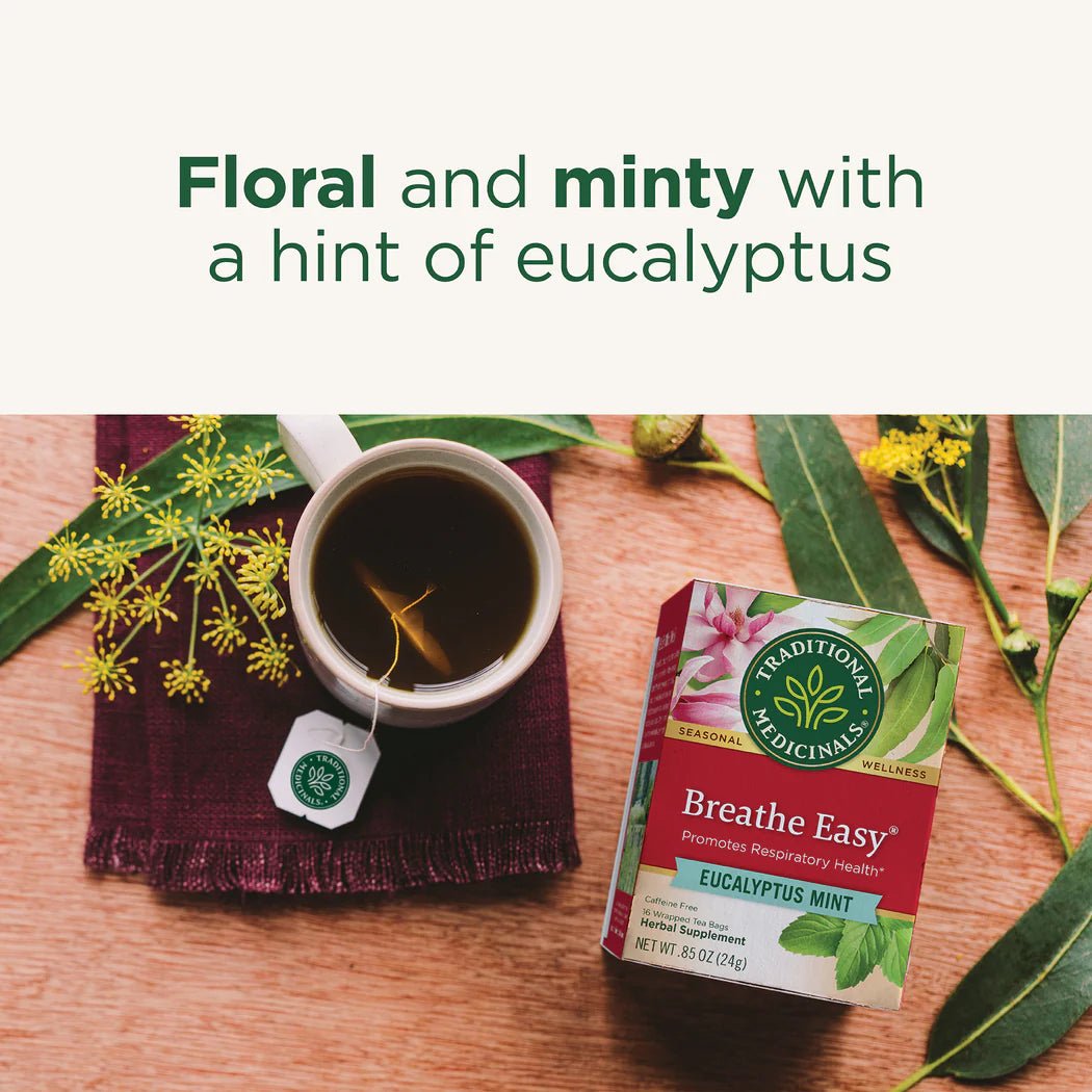 Breathe Easy® Tea | Traditional Medicinals® | 16 Tea Bags - Coal Harbour Pharmacy