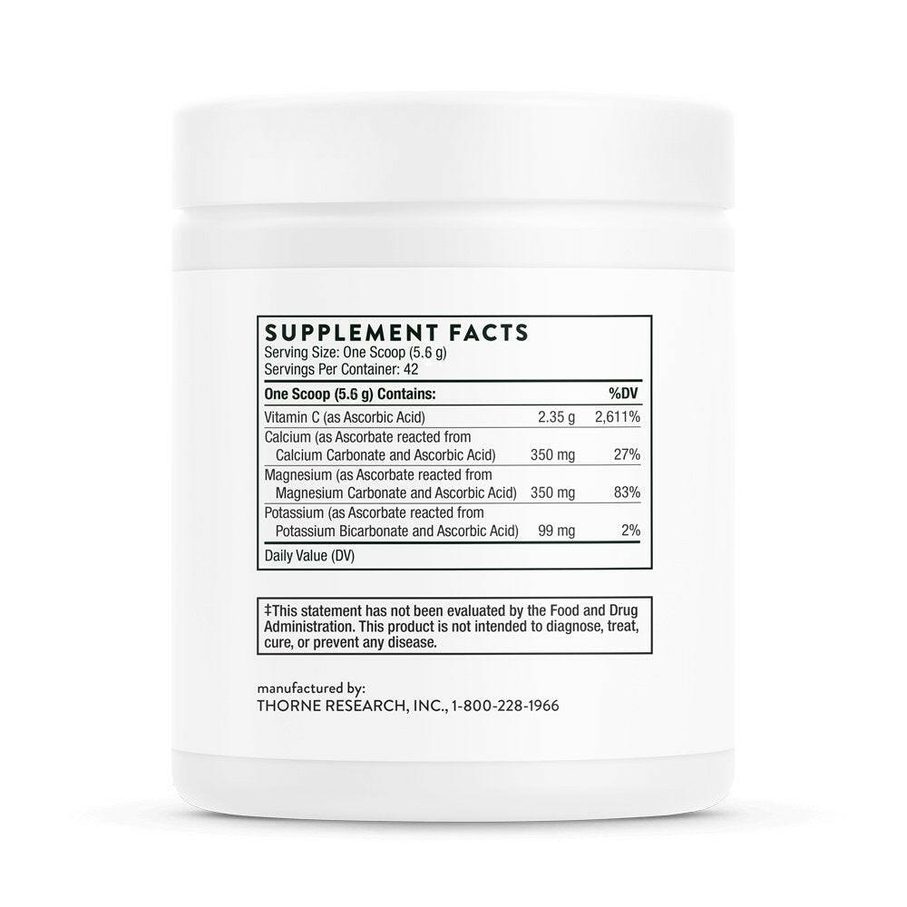 Buffered C Powder | Thorne® | 231 grams (8.32 oz) - Coal Harbour Pharmacy