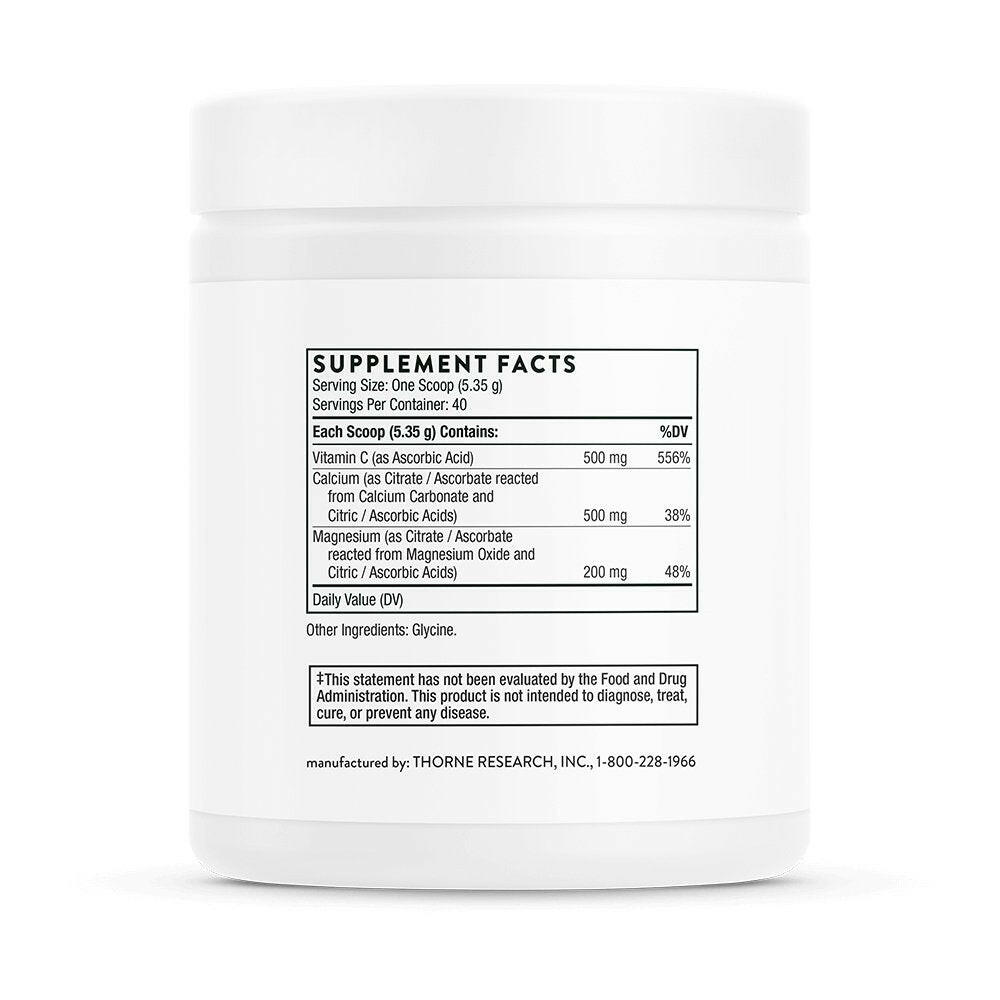 Cal-Mag Citrate + Vitamin C | Thorne® | 7.5 Oz - Coal Harbour Pharmacy