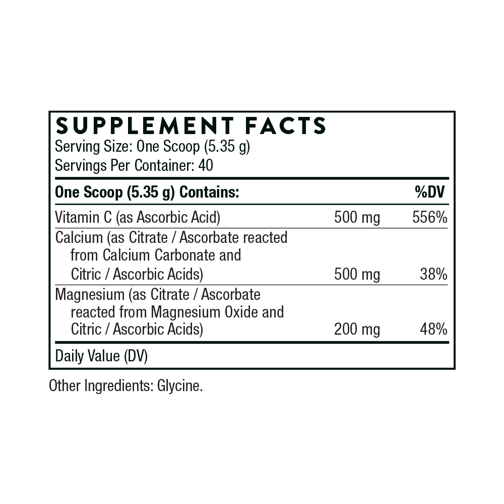 Cal-Mag Citrate + Vitamin C | Thorne® | 7.5 Oz - Coal Harbour Pharmacy
