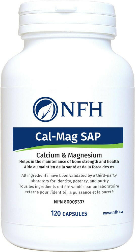 Cal-Mag SAP | NFH | 120 Capsules - Coal Harbour Pharmacy
