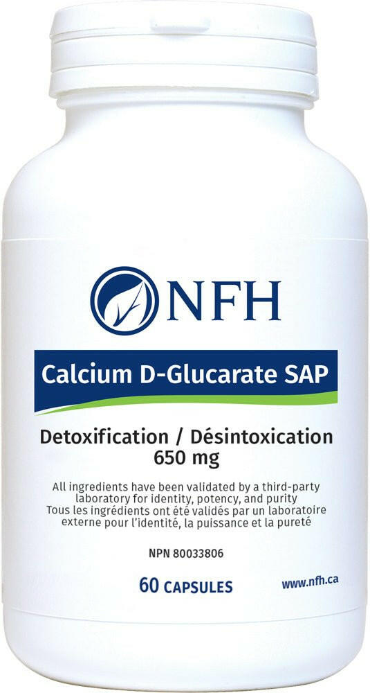 Calcium D-Glucarate SAP | NFH | 60 Capsules - Coal Harbour Pharmacy