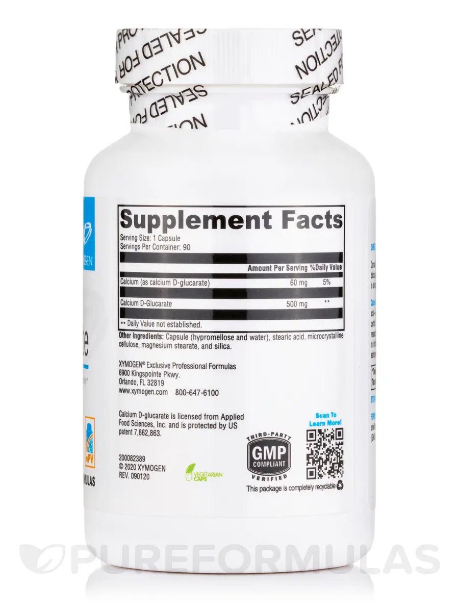 Calcium D-Glucarate | Xymogen® | 90 Capsules - Coal Harbour Pharmacy