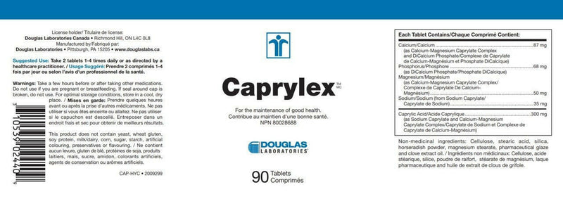 Caprylex™ | Douglas Laboratories® | 90 Tablets - Coal Harbour Pharmacy