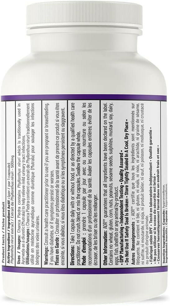 Chanca Piedra | AOR™ | 90 Capsules - Coal Harbour Pharmacy