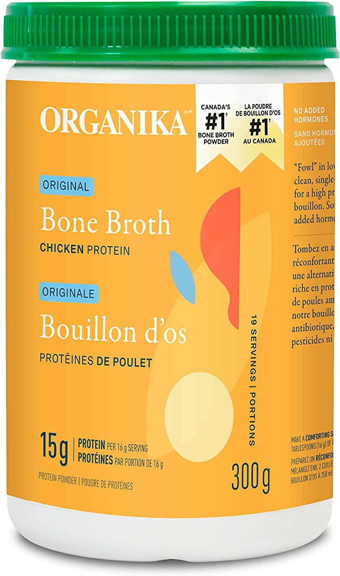 Chicken Bone Broth Powder | Organika® | 300 g - Coal Harbour Pharmacy