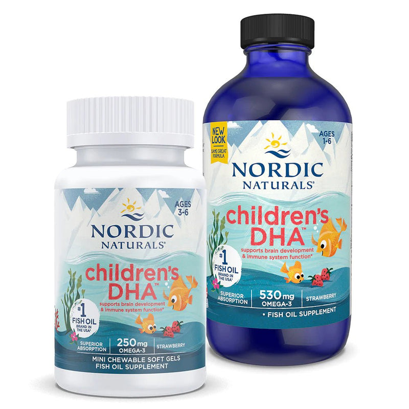 Children's DHA Liquid Strawberry | Nordic Naturals® | 119 mL (4 fl oz.) - Coal Harbour Pharmacy