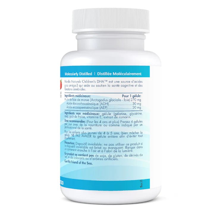 Children's DHA Strawberry | Nordic Naturals® | 90 Chewable Softgels - Coal Harbour Pharmacy