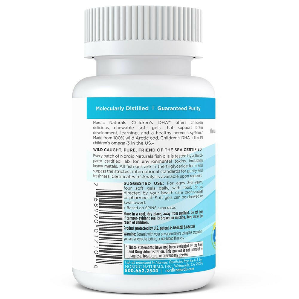Children's DHA Strawberry | Nordic Naturals® | 90 Chewable Softgels - Coal Harbour Pharmacy