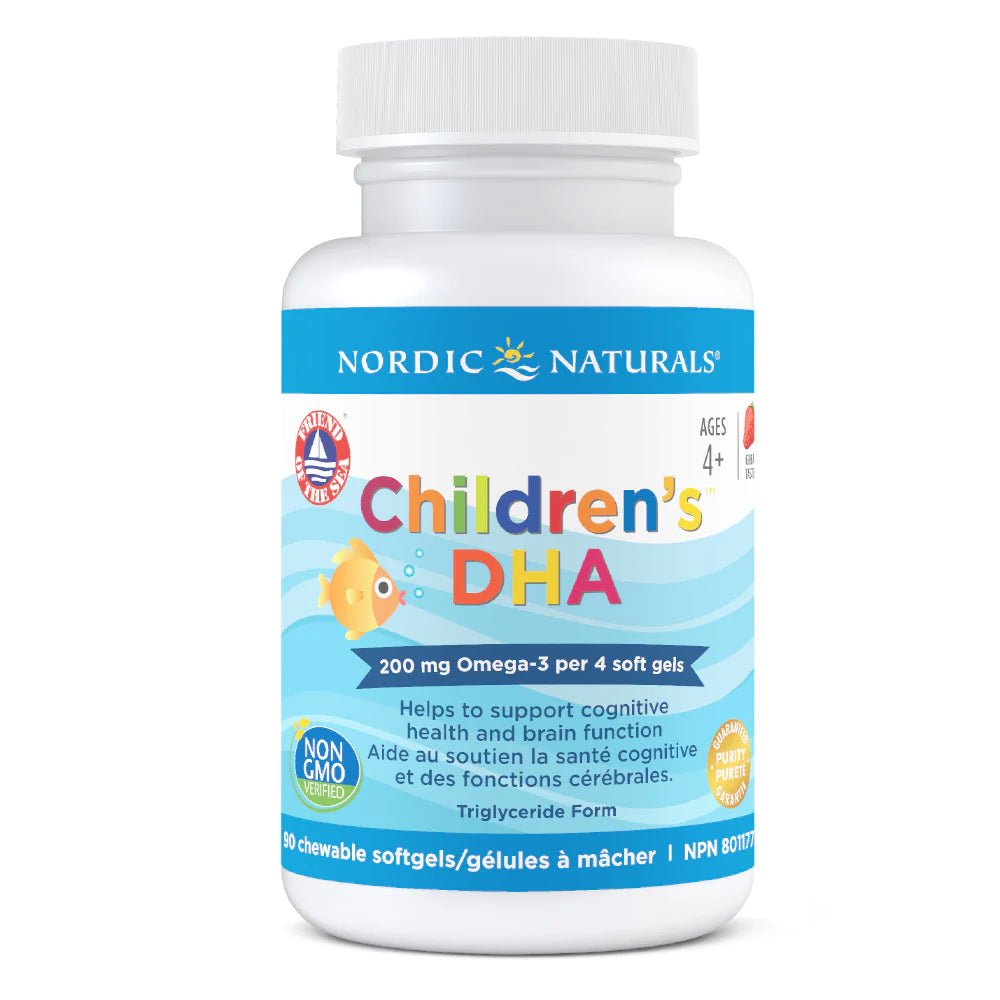 Children's DHA Strawberry | Nordic Naturals® | 90 Chewable Softgels - Coal Harbour Pharmacy