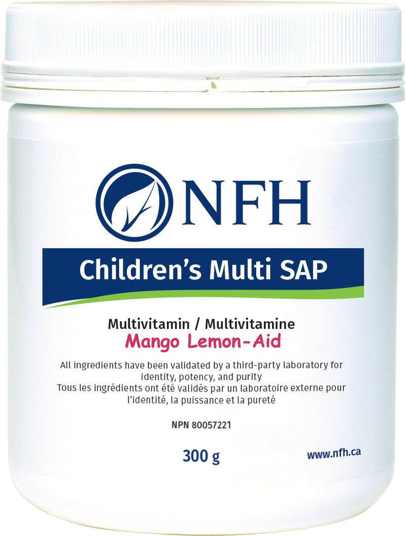 Children's Multi SAP | NFH | 300g Powder (Mango Lemon-Aid or Tropical Punch) - Coal Harbour Pharmacy