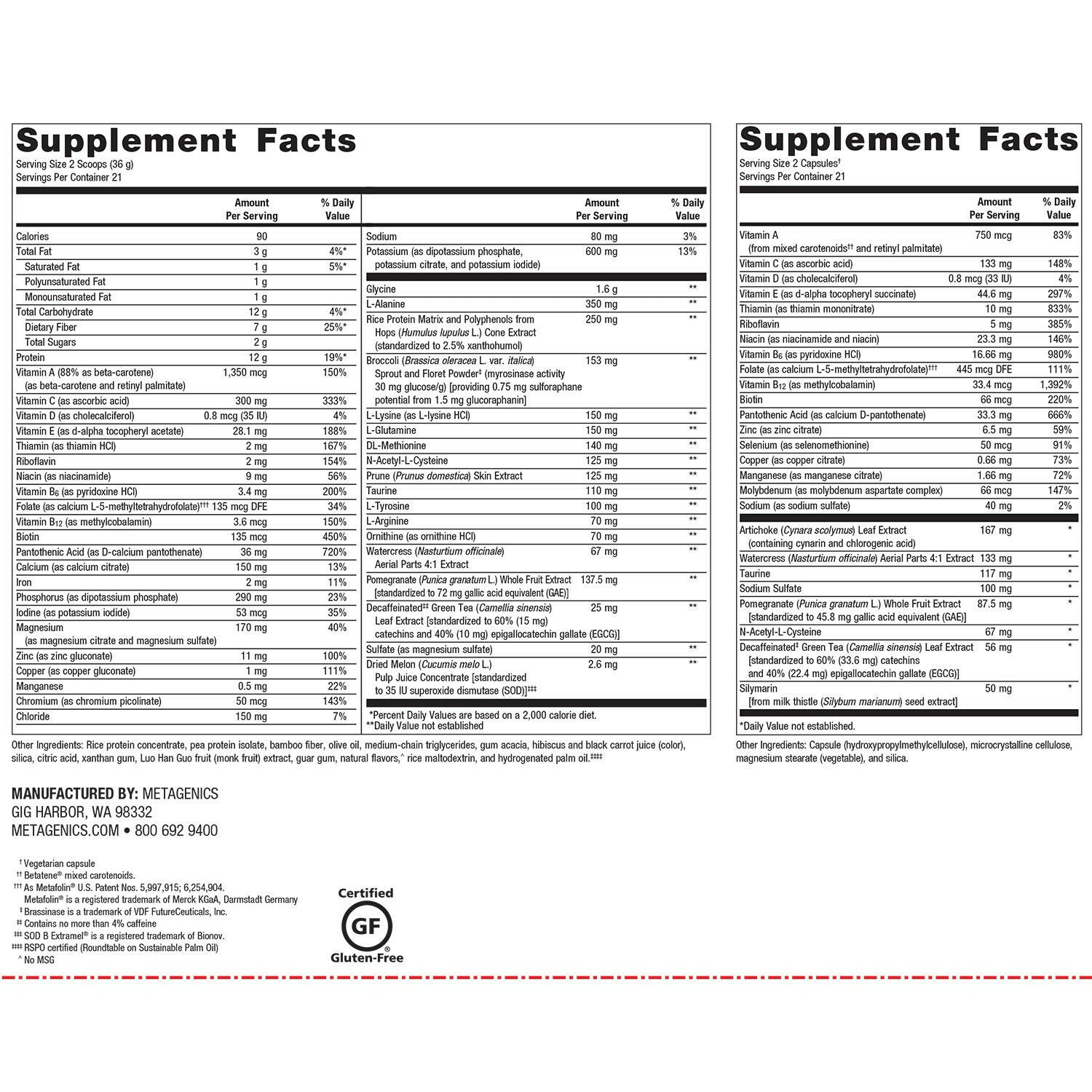Clear Change® (Berry, Chai, Vanilla) | Metagenics® | UltraClear® RENEW Powder & AdvaClear® Capsules - Coal Harbour Pharmacy