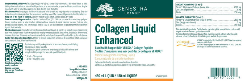 Collagen Liquid Enhanced | Genestra Brands® | 450 mL - Coal Harbour Pharmacy