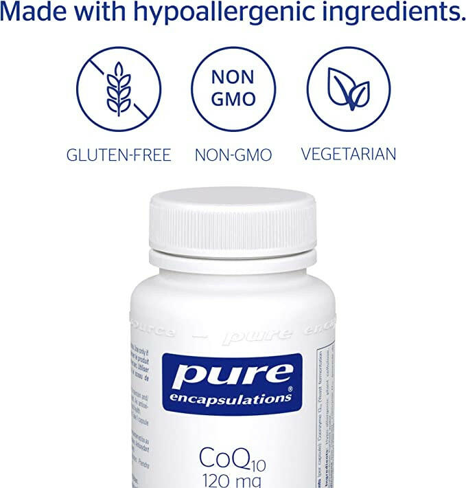 CoQ10 120 mg | Pure Encapsulations® | 60 Vegetable Capsules - Coal Harbour Pharmacy