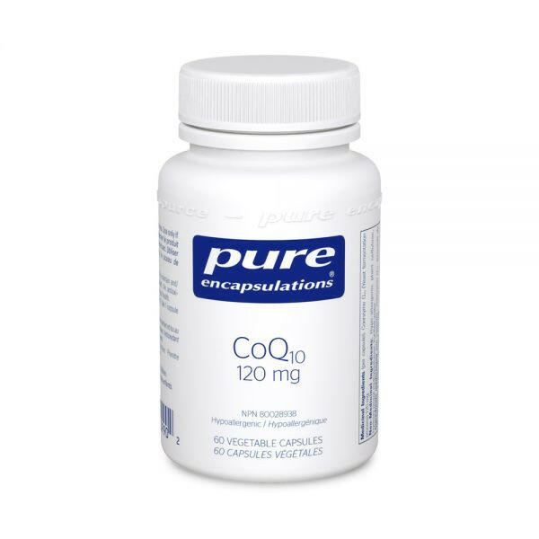 CoQ10 120 mg | Pure Encapsulations® | 60 Vegetable Capsules - Coal Harbour Pharmacy
