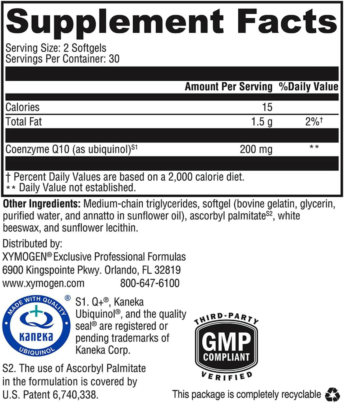 CoQmax Ubiquinol | Xymogen® | 60 Softgels - Coal Harbour Pharmacy