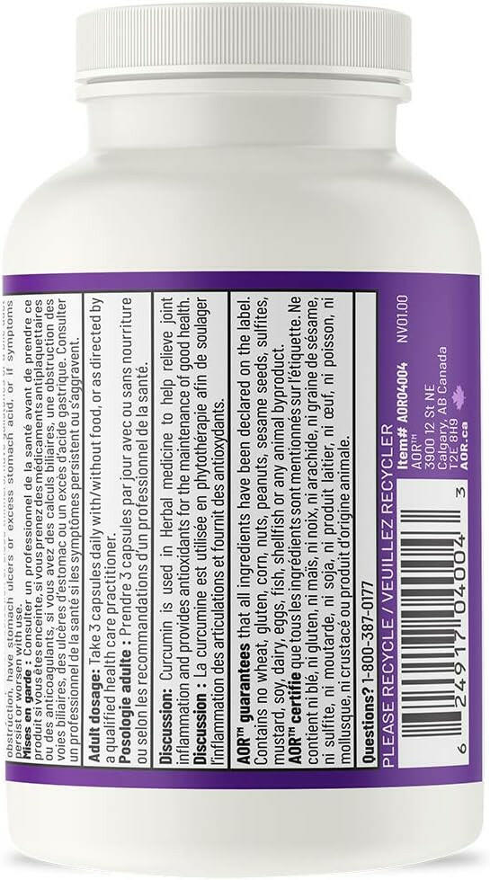 Curcumin-95 | AOR™ | 90 Capsules - Coal Harbour Pharmacy