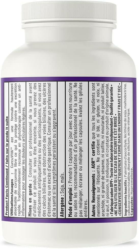 CurcuVIVA™ | AOR™ | 60 Capsules - Coal Harbour Pharmacy