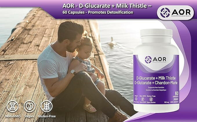D-Glucarate + Milk Thistle | AOR™ | 60 Capsules - Coal Harbour Pharmacy