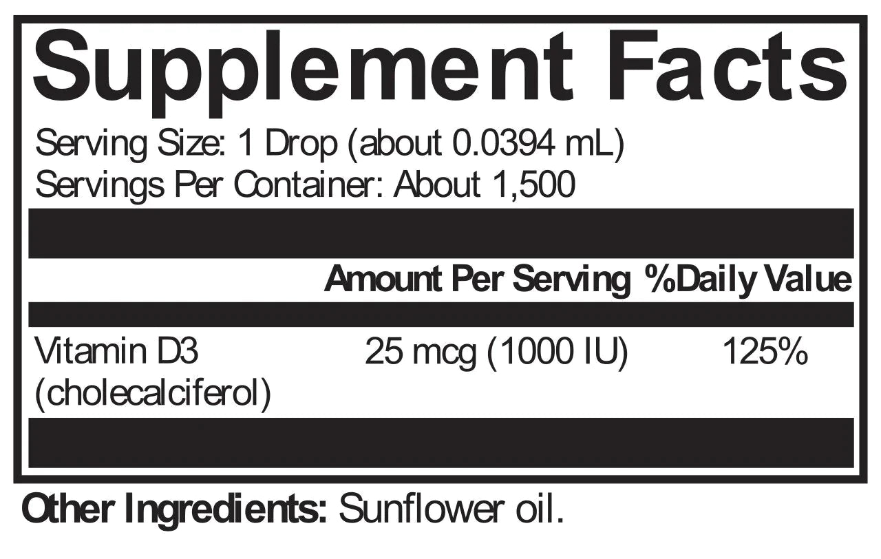 D3 Liquid | XYMOGEN® | 2.03 fl oz - Coal Harbour Pharmacy