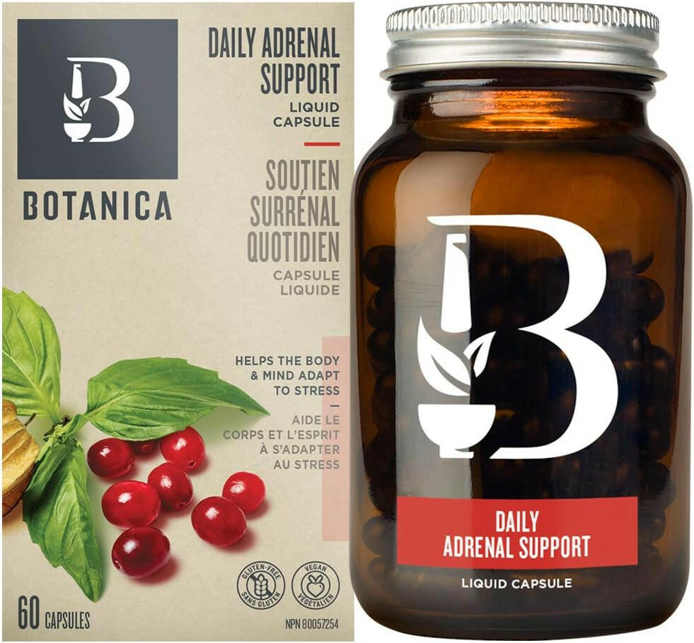 Daily Adrenal Support Liquid | Botanica | 60 Capsules - Coal Harbour Pharmacy