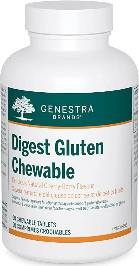 Digest Gluten Chewable | Genestra Brands® | 90 Chewable Tablets - Coal Harbour Pharmacy