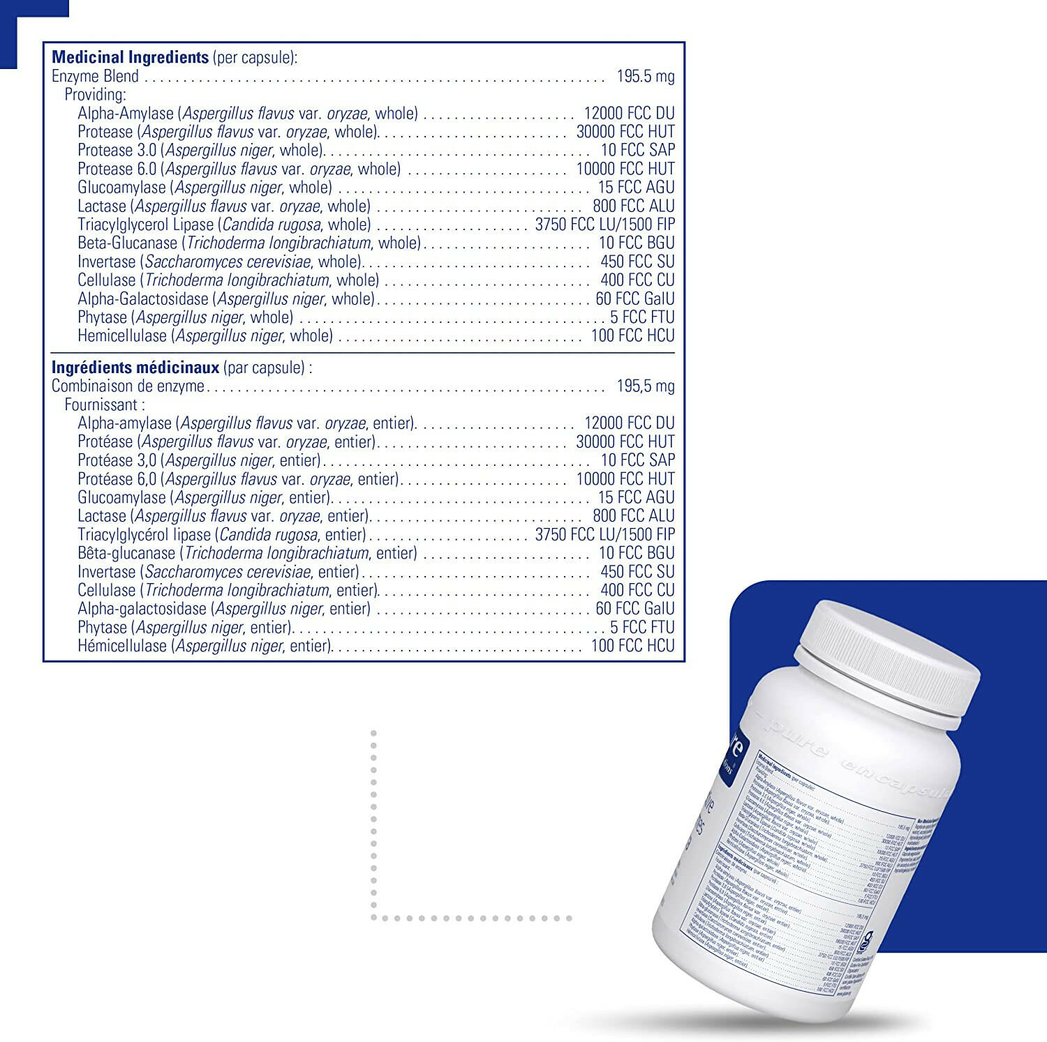 Digestive Enzymes Ultra | Pure Encapsulations® | 180 Capsules - Coal Harbour Pharmacy