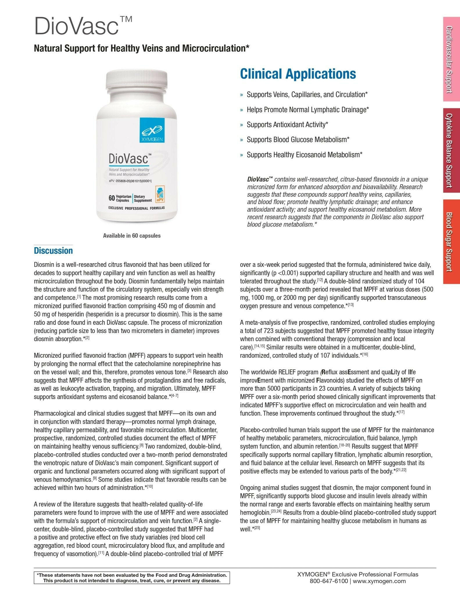 DioVasc™ | Xymogen® | 60 Capsules - Coal Harbour Pharmacy