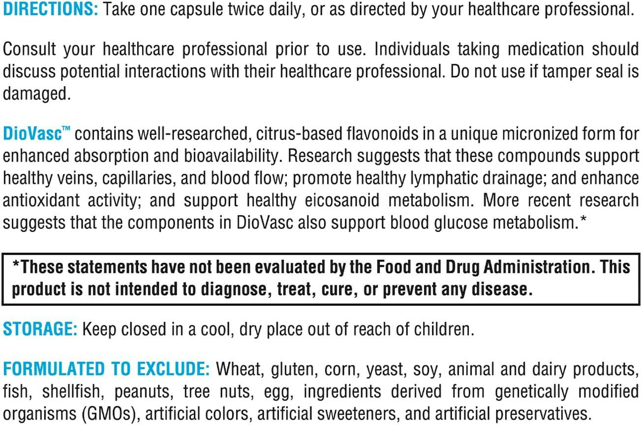 DioVasc™ | Xymogen® | 60 Capsules - Coal Harbour Pharmacy