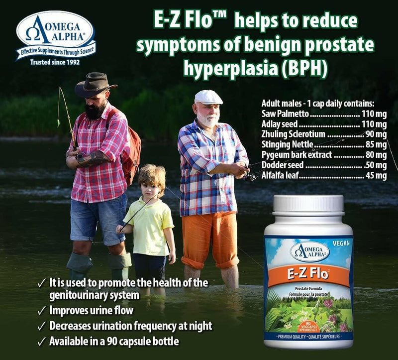 E-Z Flo | Omega Alpha® | 90 Vegetable Capsules - Coal Harbour Pharmacy
