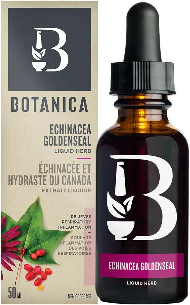 Echinacea Goldenseal Liquid Herb | Botanica | 50mL - Coal Harbour Pharmacy