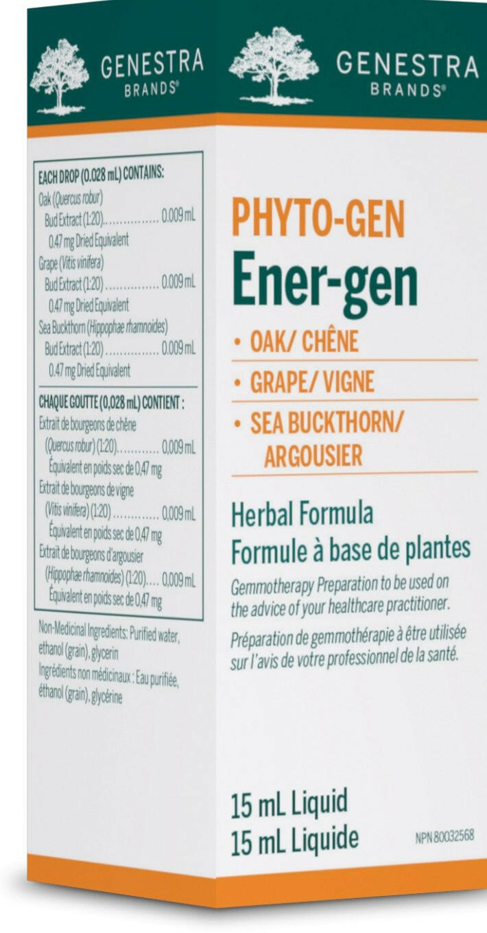 Ener-Gen | Genestra Brands® | 0.5 fl oz (15 mL) - Coal Harbour Pharmacy
