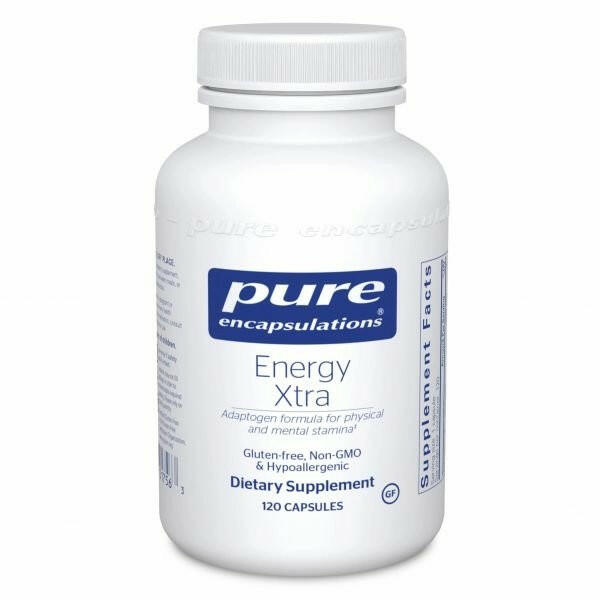 Energy Xtra | Pure Encapsulations® | 120 Vegetable Capsules - Coal Harbour Pharmacy
