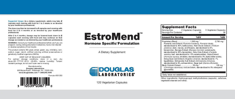 Estromend™ | Douglas Laboratories® | 120 Capsules - Coal Harbour Pharmacy