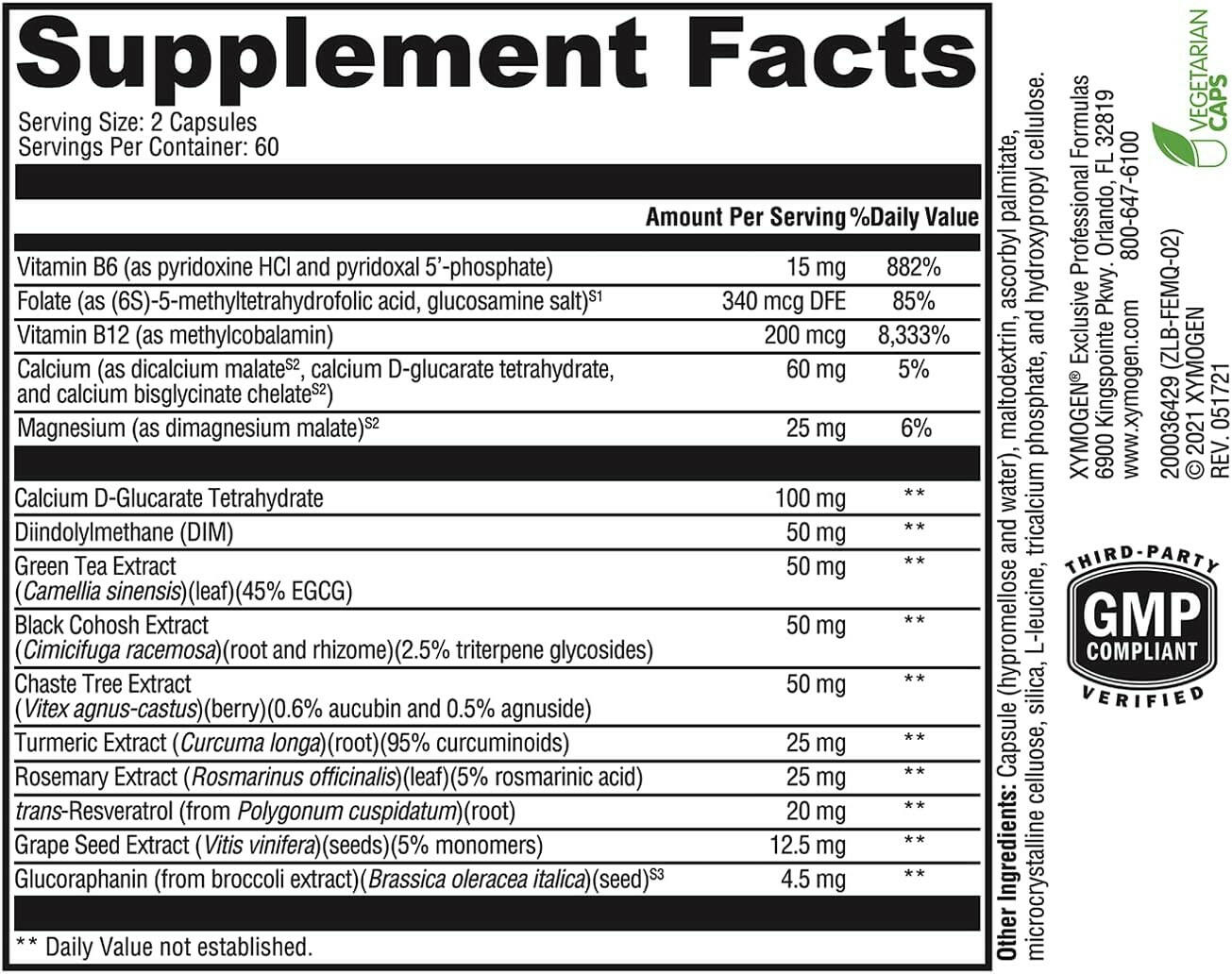 Femquil® | Xymogen® | 120 Capsules - Coal Harbour Pharmacy