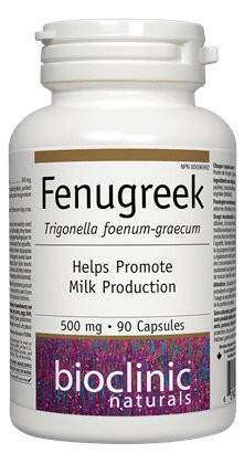 Fenugreek Trigonella foenum-graecum 500 mg | Bioclinic® Naturals | 90 Capsules