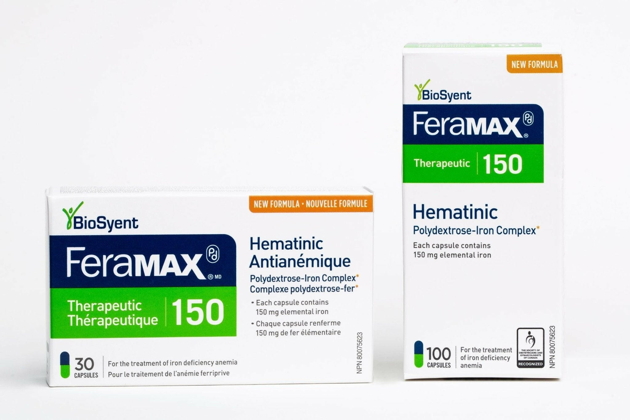 FeraMAX® Pd Therapeutic 150 | BioSyent | 30 or 100 Capsules - Coal Harbour Pharmacy
