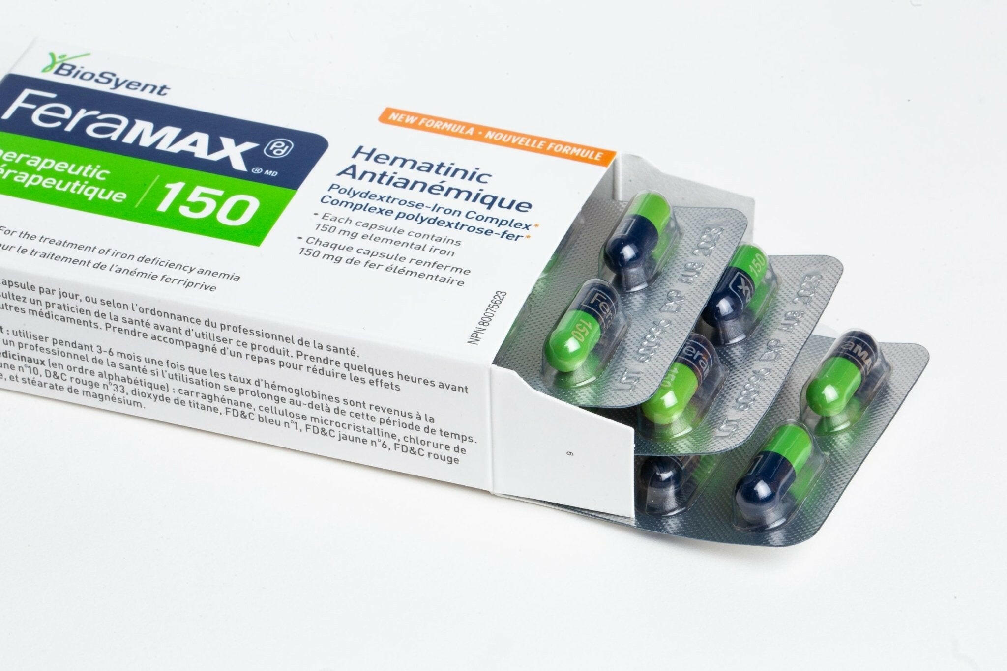 FeraMAX® Pd Therapeutic 150 | BioSyent | 30 or 100 Capsules - Coal Harbour Pharmacy