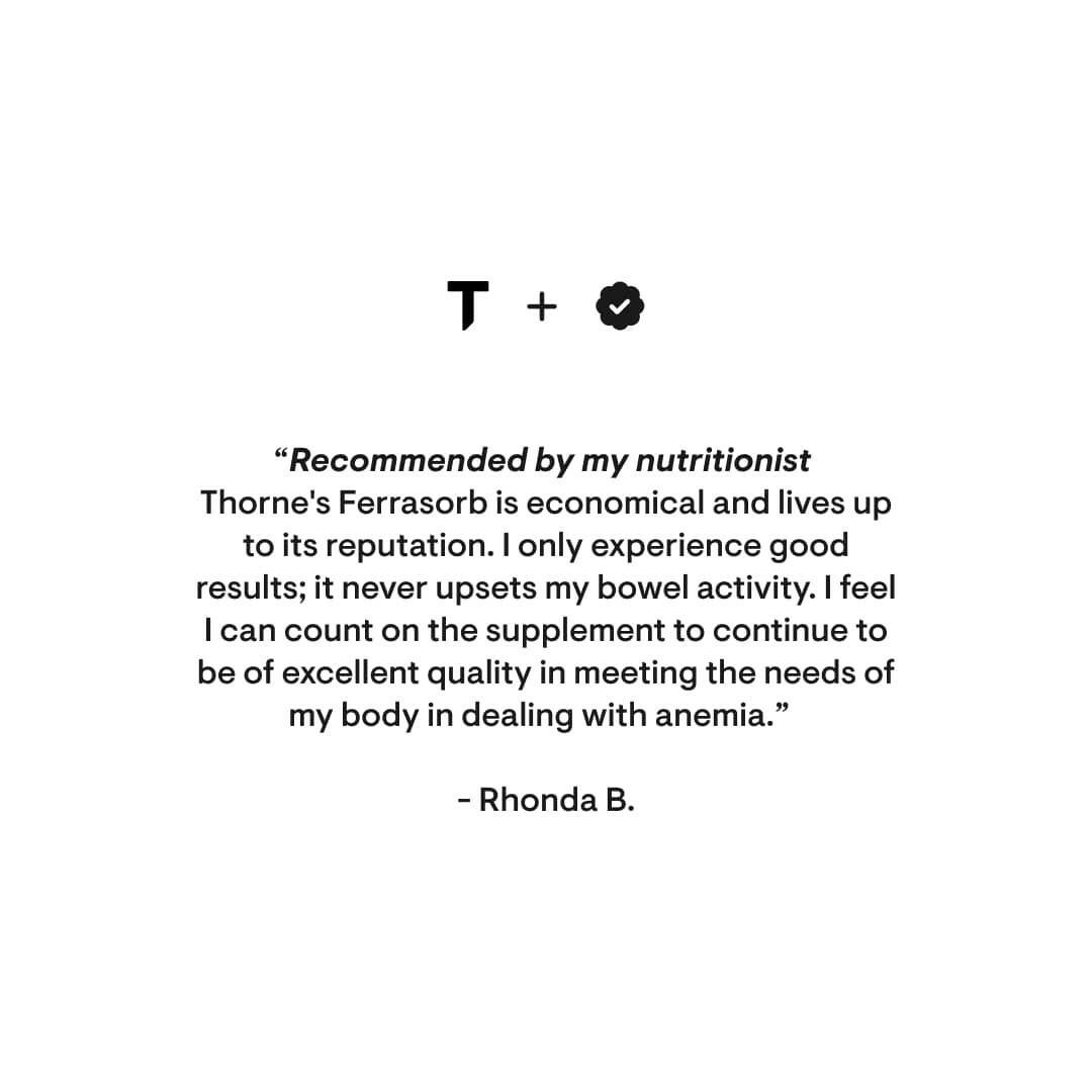 Ferrasorb® | Thorne® | 60 Capsules - Coal Harbour Pharmacy