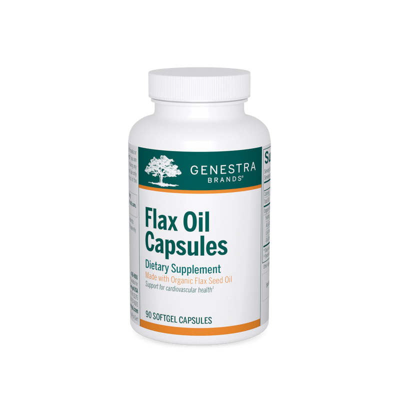 Flax Oil Capsules | Genestra Brands® | 90 Softgel Capsules - Coal Harbour Pharmacy
