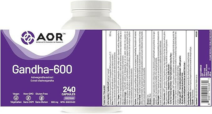 Gandha-600 | Aor™ | 120 or 240 Capsules - Coal Harbour Pharmacy