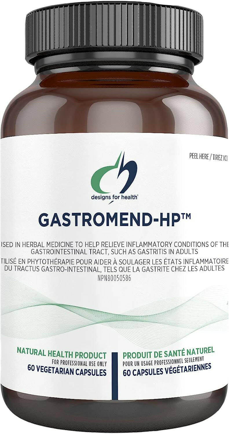 GastroMend-HP™ | Designs for Health® | 60 Vegetable Capsules - Coal Harbour Pharmacy