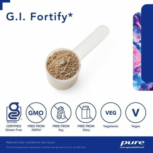 G.I. Fortify | Pure Encapsulations® | 400 Grams Powder - Coal Harbour Pharmacy